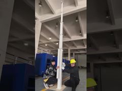 सौर कैमरा ट्रेलर के लिए टेलीस्कोपिक मस्तूल