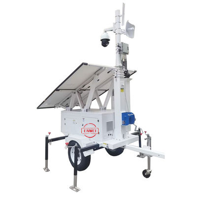 quality मोबाइल निगरानी ट्रेलर ओपन पिट खनन निगरानी के लिए सौर सीसीटीवी ट्रेलर factory