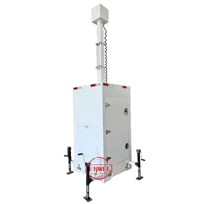 Mobile Cube Surveillance Unit With Waterproof Box For Severe Weather Monitoring