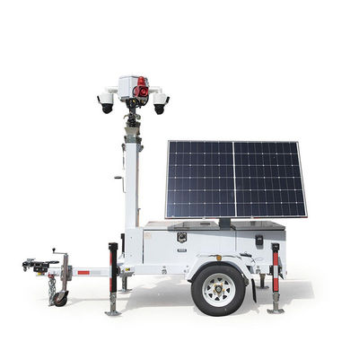 quality निर्माण स्थलों की निगरानी के लिए फोल्डेबल सोलर पैनलों वाला सोलर सीसीटीवी ट्रेलर factory