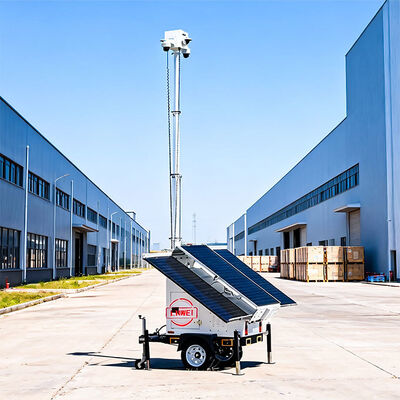 मौसम प्रतिरोधी मोबाइल सुरक्षा ट्रेलर, परियोजना इंजीनियरिंग के लिए बाहरी बिजली की आवश्यकता नहीं